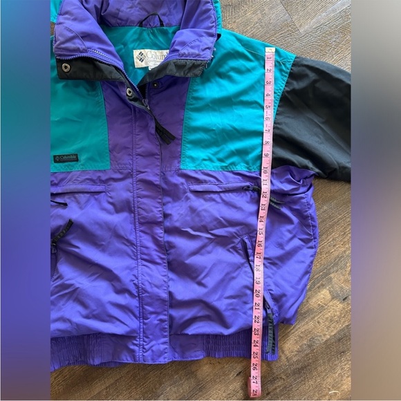 VTG Columbia 90’s Vamoose Windbreaker Colorblock Woman’s, XL - Picture 10 of 12
